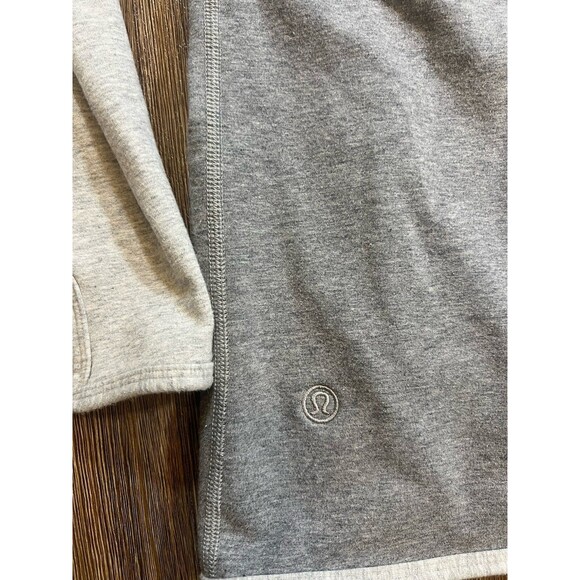 Lululemon Hoodie Mens XL Gray Full Zip Pullover Sweater Long Sleeve Outdoors - Picture 8 of 12